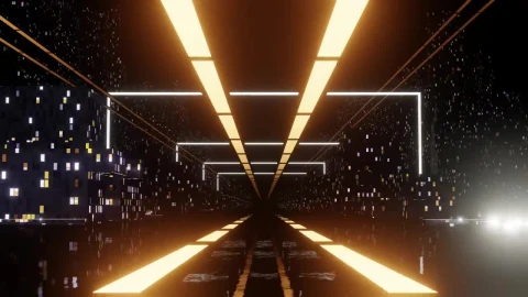 Stock Video Exploring A Bright Cyberpunk City Live Wallpaper For PC - Free Live Wallpaper
