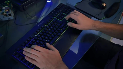 Stock Video Expert Programmer Working At A Workstation Live Wallpaper For PC - Free Live Wallpaper