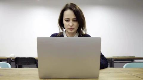 Stock Video Exhausted Woman Working Late Live Wallpaper For PC - Free Live Wallpaper