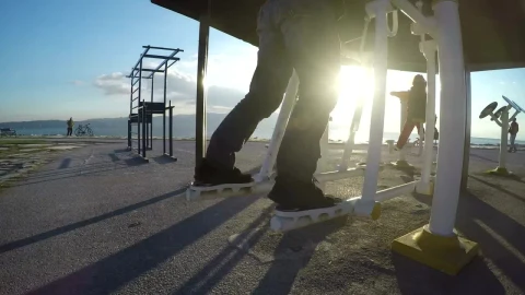 Stock Video Exercising In A Park In The Morning Live Wallpaper For PC - Free Live Wallpaper