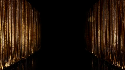 Stock Video Event Hall With Golden Curtains Live Wallpaper For PC - Free Live Wallpaper