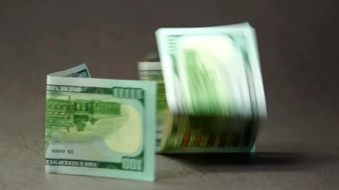 Stock Video Euros And Dollars Falling To The Table Live Wallpaper For PC - Free Live Wallpaper