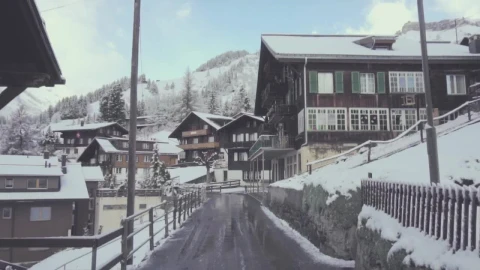 Stock Video European Town During Winter Live Wallpaper For PC - Free Live Wallpaper