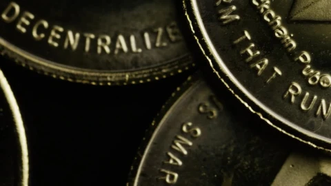 Stock Video Ethereum Golden Coins Live Wallpaper For PC - Free Live Wallpaper