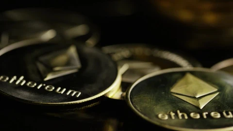 Stock Video Ethereum Coins Close Up Live Wallpaper For PC - Free Live Wallpaper