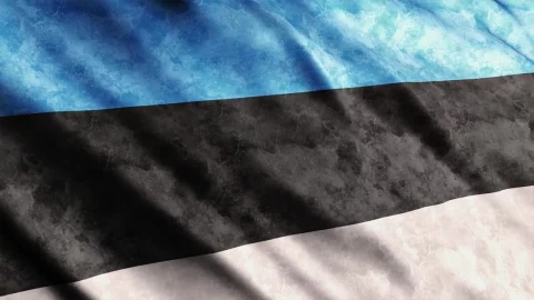 Stock Video Estonia Faded Waving Flag Close Up Live Wallpaper For PC - Free Live Wallpaper