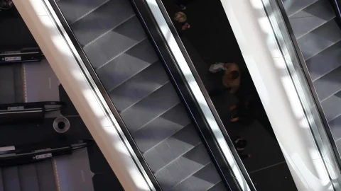 Stock Video Escalators Of A Shopping Center Live Wallpaper For PC - Free Live Wallpaper