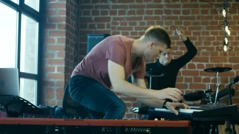 Stock Video Enthusiastic Musicians Playing Music Live Wallpaper For PC - Free Live Wallpaper