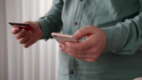 Stock Video Entering Bank Data On A Smartphone Live Wallpaper For PC - Free Live Wallpaper
