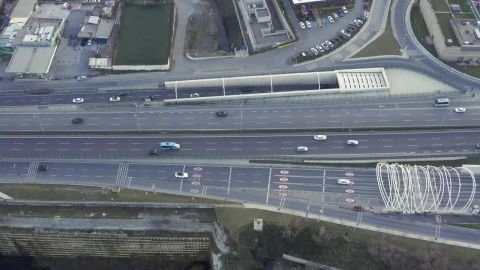 Stock Video Entering A Large Bridge Live Wallpaper For PC - Free Live Wallpaper