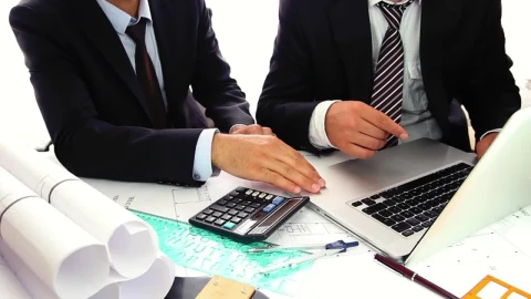 Stock Video Engineers In Suits Working In Front Of A Computer Live Wallpaper For PC - Free Live Wallpaper