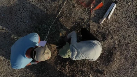 Stock Video Engineers Digging In The Sand Live Wallpaper For PC - Free Live Wallpaper
