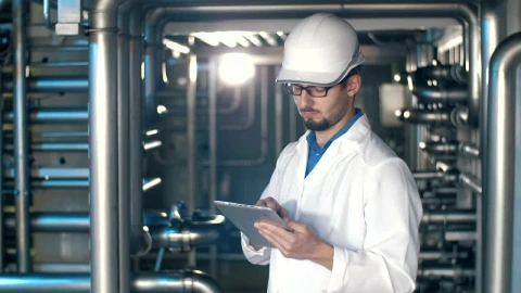Stock Video Engineer Working In Industry Live Wallpaper For PC - Free Live Wallpaper