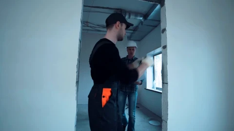 Stock Video Engineer With Blueprint Walking Live Wallpaper For PC - Free Live Wallpaper
