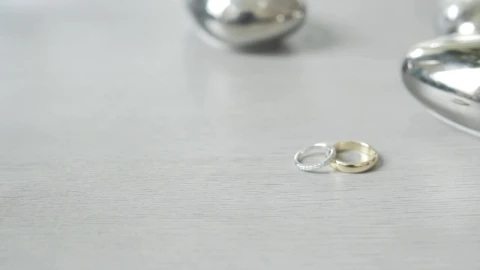 Stock Video Engagement Rings On A Wedding Table Live Wallpaper For PC - Free Live Wallpaper