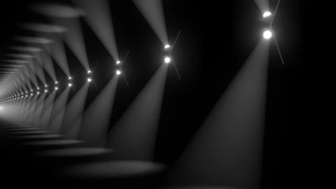 Stock Video Endless Row Of D Light Reflectors Dancing Live Wallpaper For PC - Free Live Wallpaper