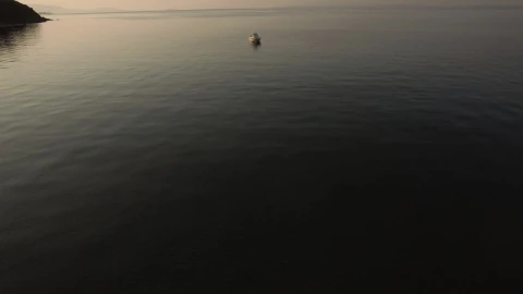 Stock Video Empty Boat Anchored Off The Coast Live Wallpaper For PC - Free Live Wallpaper