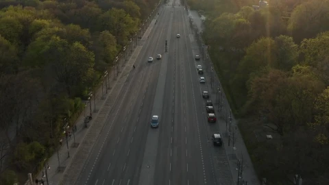 Stock Video Empty Avenue In Germany Seen From The Air Live Wallpaper For PC - Free Live Wallpaper