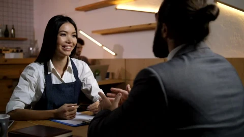 Stock Video Employer Interviewing A Potential Candidate Live Wallpaper For PC - Free Live Wallpaper