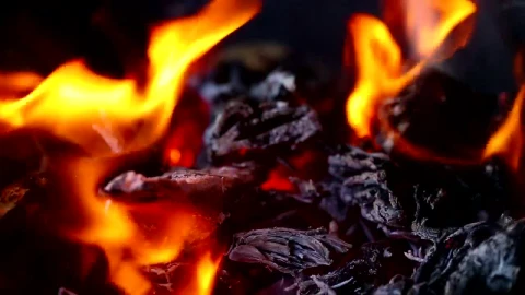 Stock Video Embers Glowing And Flames Live Wallpaper For PC - Free Live Wallpaper