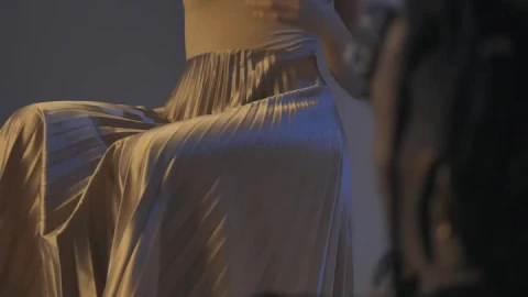 Stock Video Elegantly Dressed Girl During A Photoshoot Live Wallpaper For PC - Free Live Wallpaper