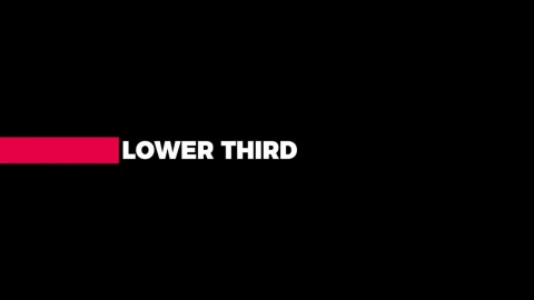 Stock Video Elegant Lower Third Coming From Left Live Wallpaper For PC - Free Live Wallpaper