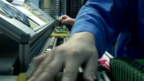 Stock Video Electronics Assembly Line Live Wallpaper For PC - Free Live Wallpaper
