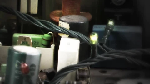 Stock Video Electronic Cards And Lights In Detail Live Wallpaper For PC - Free Live Wallpaper