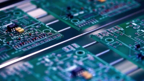 Stock Video Electronic Cards On Production Line Live Wallpaper For PC - Free Live Wallpaper