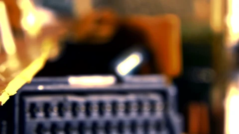 Stock Video Electronic Card Of A Pc In Detail Live Wallpaper For PC - Free Live Wallpaper