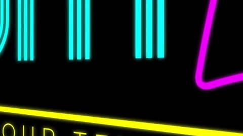 Stock Video Eighties Neon Title Live Wallpaper For PC - Free Live Wallpaper