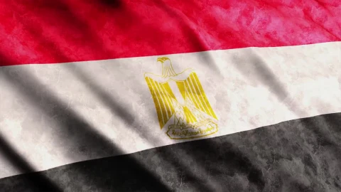 Stock Video Egypt Faded Flag Waving Full Screen Live Wallpaper For PC - Free Live Wallpaper