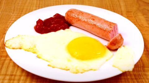 Stock Video Eating A Plate Of Breakfast Food Live Wallpaper For PC - Free Live Wallpaper