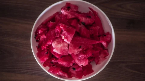 Stock Video Eating A Bowl Of Watermelon Live Wallpaper For PC - Free Live Wallpaper