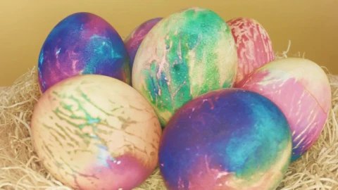 Stock Video Easter Eggs Spinning Live Wallpaper For PC - Free Live Wallpaper