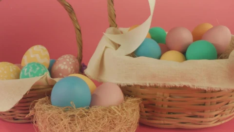 Stock Video Easter Decorative Baskets Live Wallpaper For PC - Free Live Wallpaper