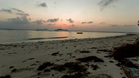 Stock Video Dusk Seen From A Beach Live Wallpaper For PC - Free Live Wallpaper