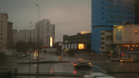Stock Video Dull Evening In The City Live Wallpaper For PC - Free Live Wallpaper