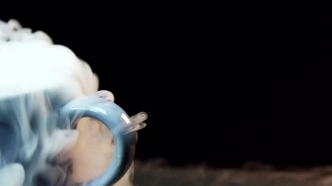 Stock Video Dry Ice Smoke From A Coffee Cup Live Wallpaper For PC - Free Live Wallpaper