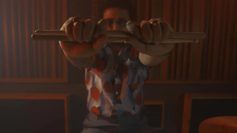 Stock Video Drummer Stretching Before Playing Live Wallpaper For PC - Free Live Wallpaper