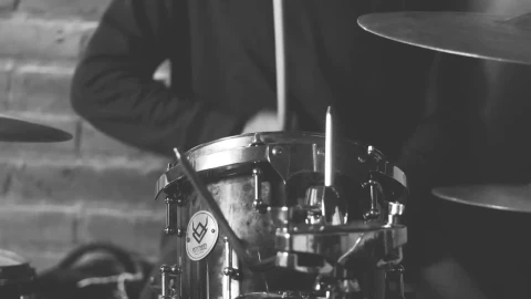 Stock Video Drummer Playing Intensely Live Wallpaper For PC - Free Live Wallpaper