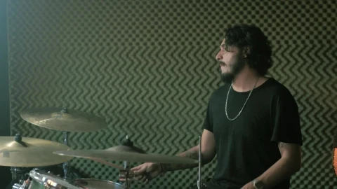 Stock Video Drummer Playing A Slow Song Live Wallpaper For PC - Free Live Wallpaper