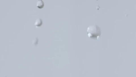 Stock Video Drops Of Water Falling On A Gray Background Live Wallpaper For PC - Free Live Wallpaper