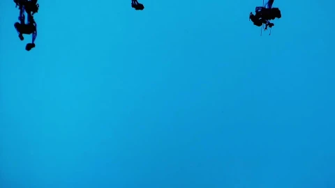 Stock Video Drops Of Blue Ink Are Immersed In Water Live Wallpaper For PC - Free Live Wallpaper