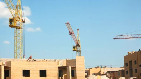 Stock Video Drones And Workers At The Construction Site Live Wallpaper For PC - Free Live Wallpaper