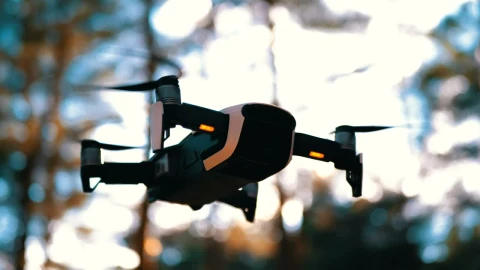 Stock Video Drone Hovering In The Air Live Wallpaper For PC - Free Live Wallpaper