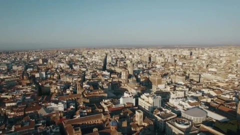 Stock Video Drone High Above Valencia Live Wallpaper For PC - Free Live Wallpaper