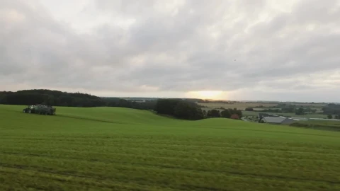 Stock Video Drone Following A Tractor Live Wallpaper For PC - Free Live Wallpaper