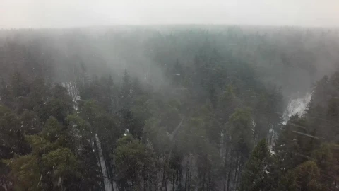 Stock Video Drone Flying Through Snow Live Wallpaper For PC - Free Live Wallpaper