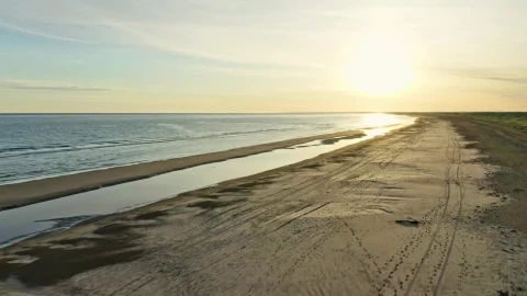 Stock Video Drone Flying Over The Coast Live Wallpaper For PC - Free Live Wallpaper